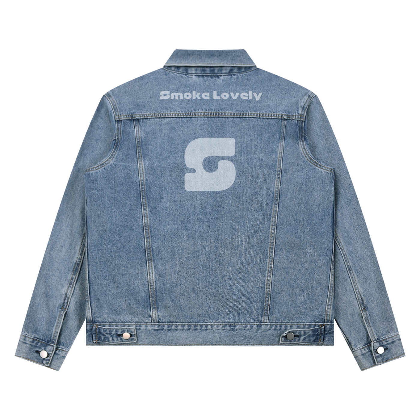 Smoke Lovely Vintage Wash Denim Jacket