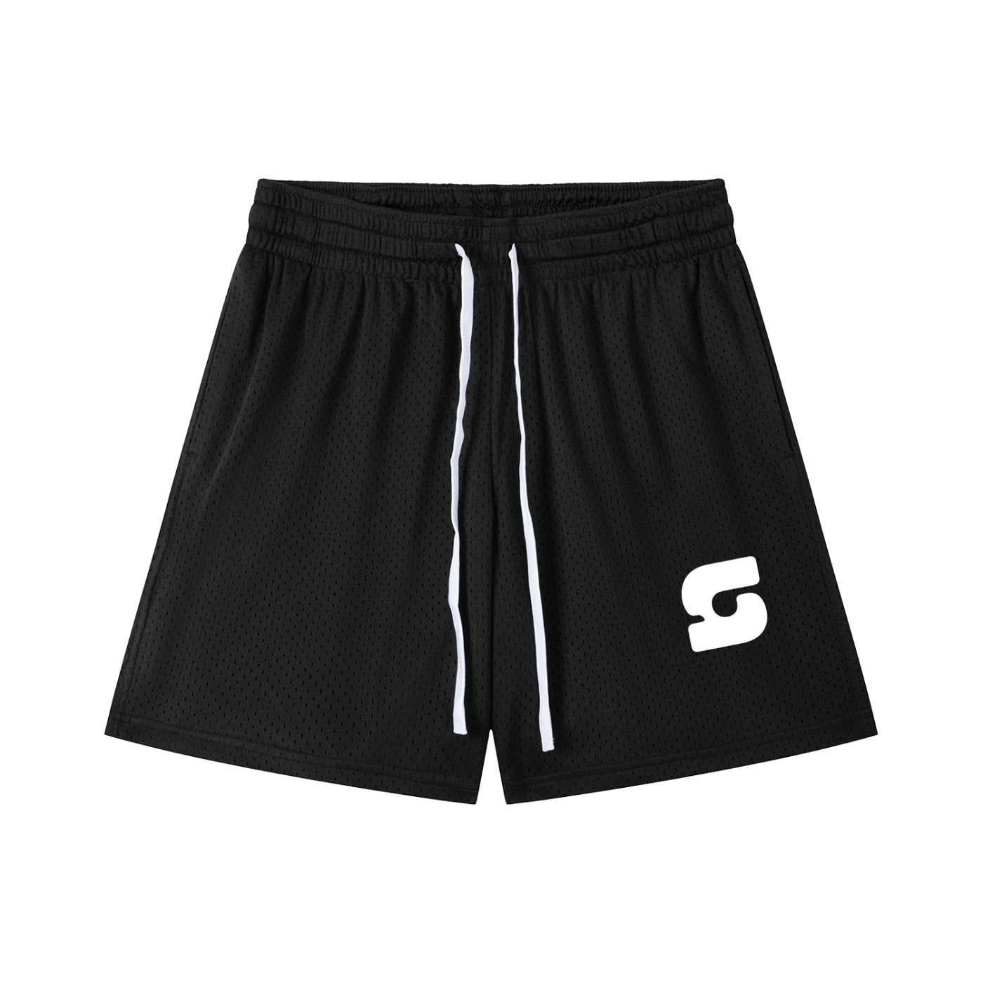 Smoke Lovely Mesh Drawstring Shorts