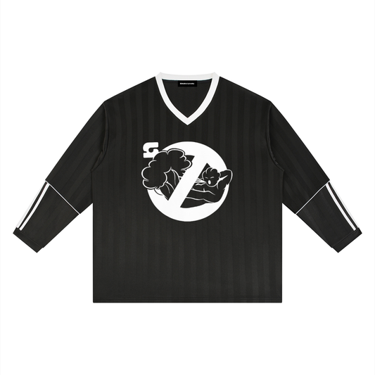 Smoke Lovely Striped Soccer Jersey