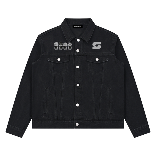 Smoke Lovely Vintage Wash Denim Jacket
