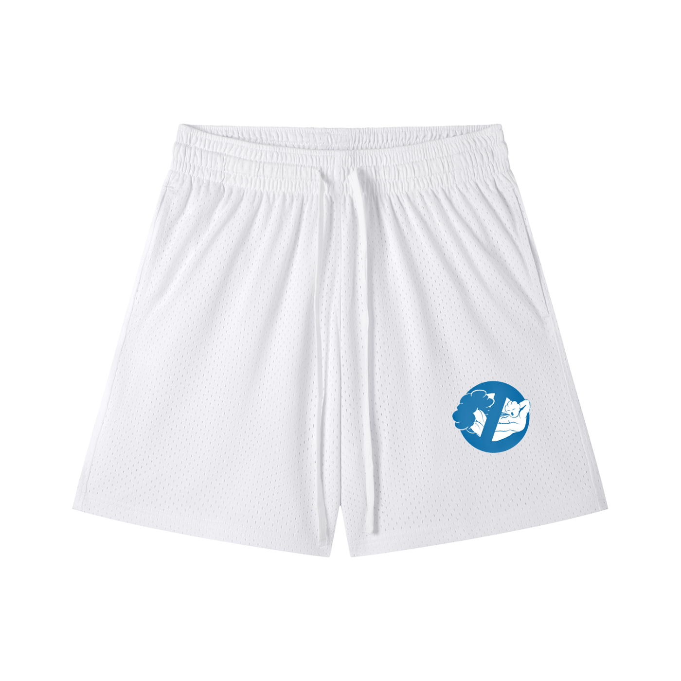 Smoke lovely Mesh Drawstring Shorts